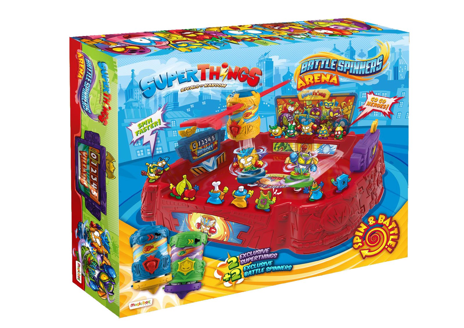Article Super Things Power Machines BATTLE SPINNERS ARENA